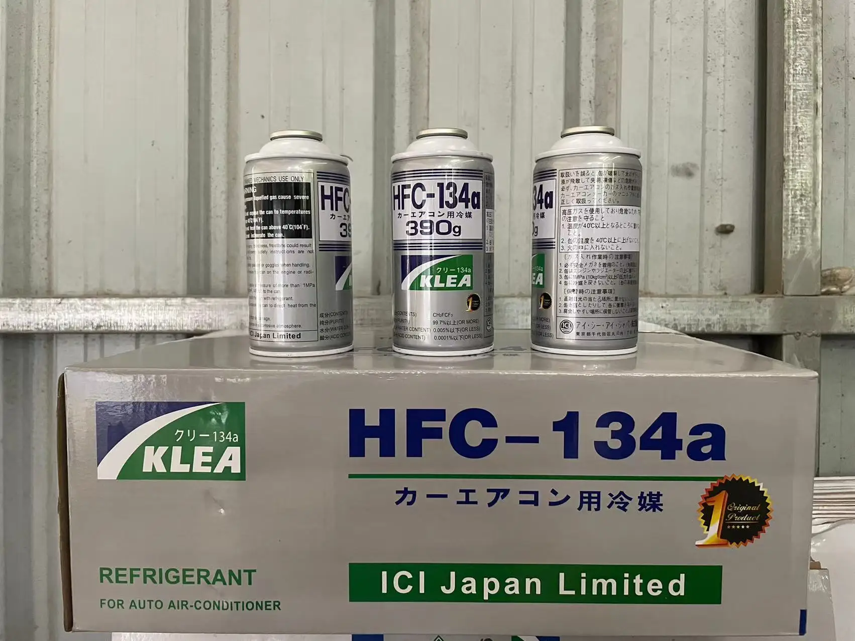 Klea Refrigerant Gas R134a Automotive Refrigerant HFC-134A 390g Purity 99.9%