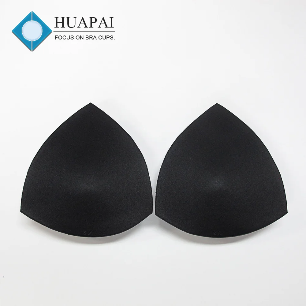 
087 Wholesale no padding triangle swimsuit foam cup in size S 