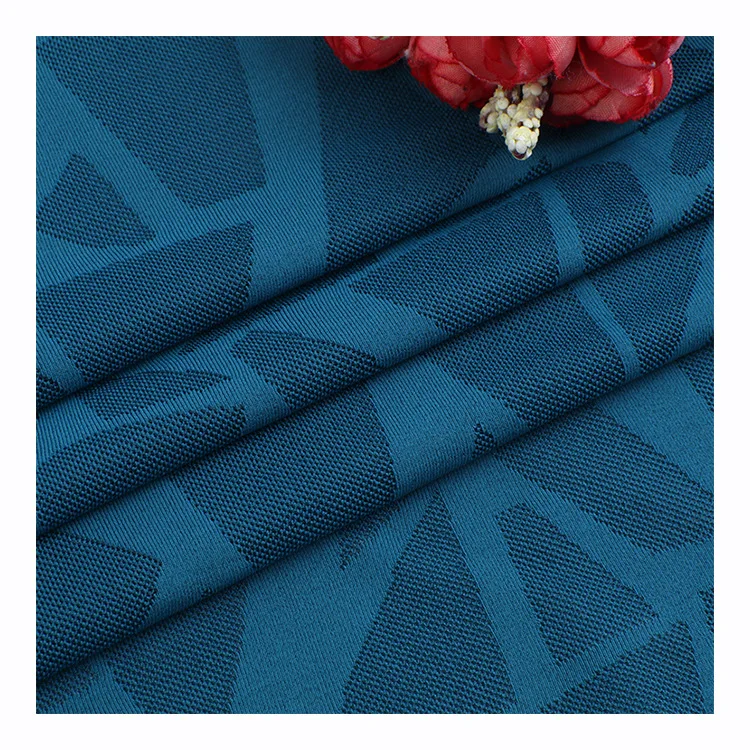 High stretch jacquard mesh sweatpants fabric 150g quick drying breathable kilim cationic mesh fabric