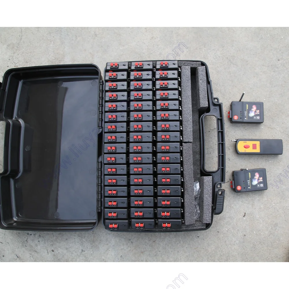 50 Cues Position Pyro Liuyang Remote Control Pyrotechnic Electric Controller Fire Ignition Cold Wireless Fireworks Firing System