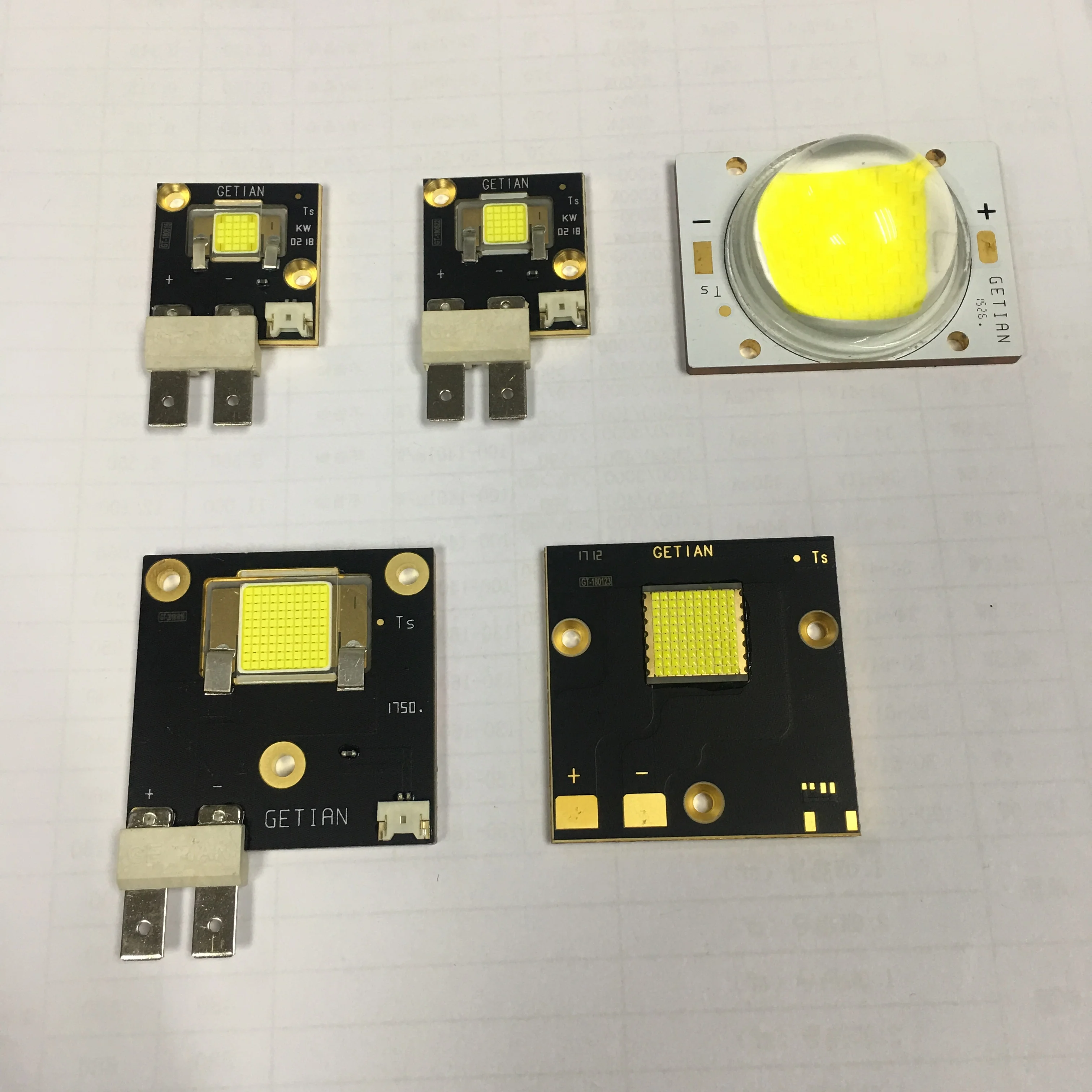 High Lux Density Round LES Flip Chip COB 150W 230W 8000-8500K For Fresnel Follow Spot Light