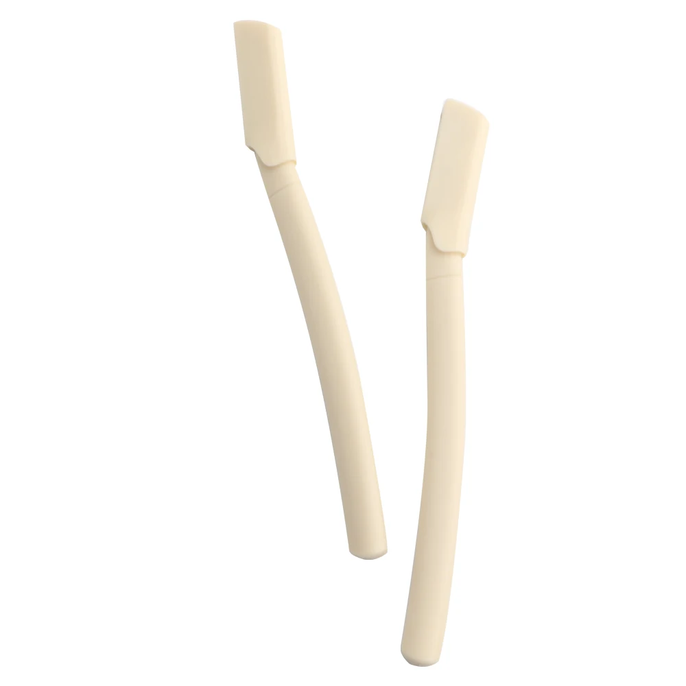 Post consumer Recycled  material facial razor, single blade stainless steel hair remover dermaplaning tool