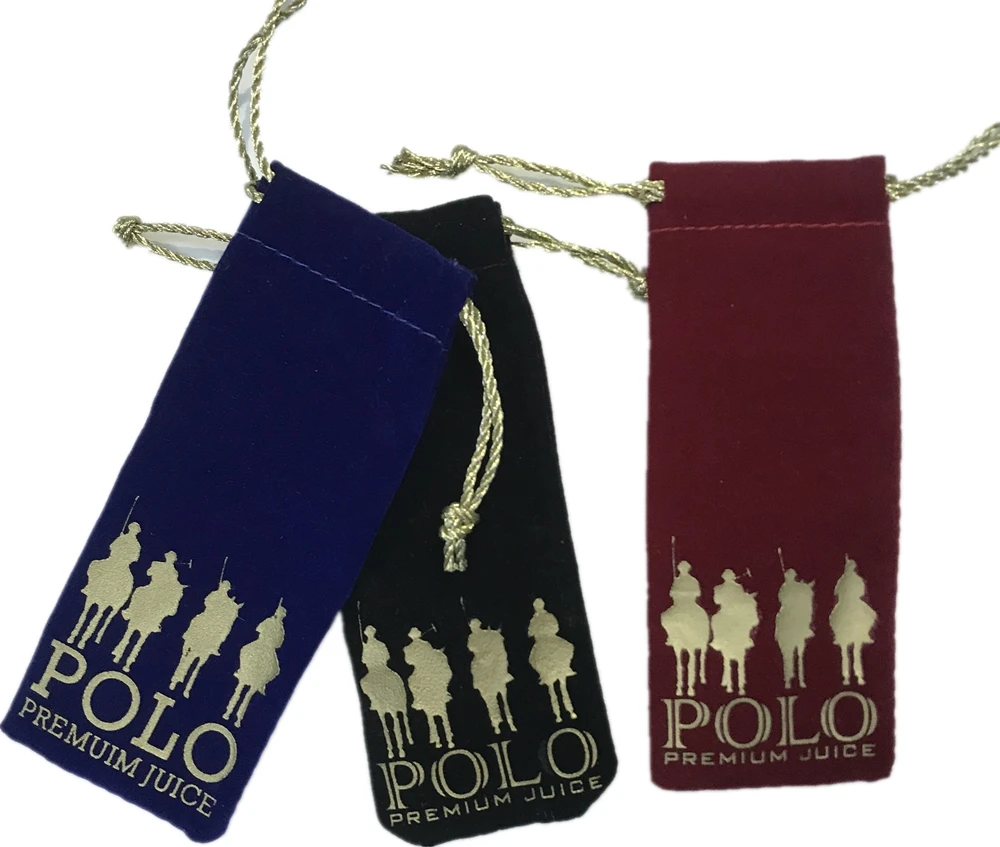 Velvet embroidered pouch with personalized logo for bracelet/jewelery/necklace/ring