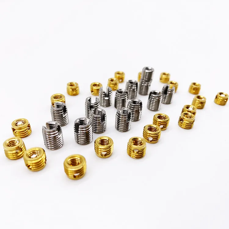 302 slotted type Wire Thread Repair Insert Self Tapping insert nut Bushing M2 M2.5 M3 M4 M5 M6 M8 M10 M12