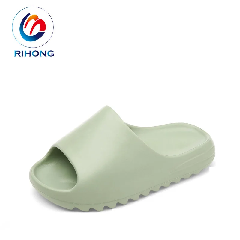 promotion high quality eco light eva summer plain brand logo slipper children kids yezzy sandals