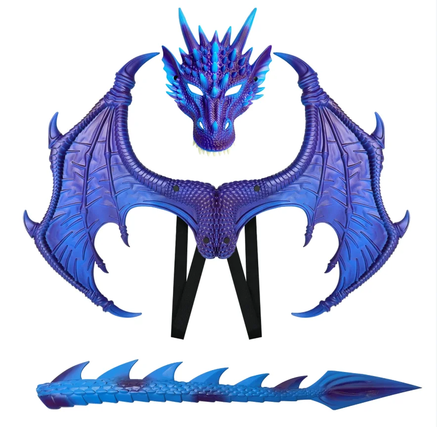 Dragon Wings Costume for 5~14 years old Kids Halloween Cosplay Costume
