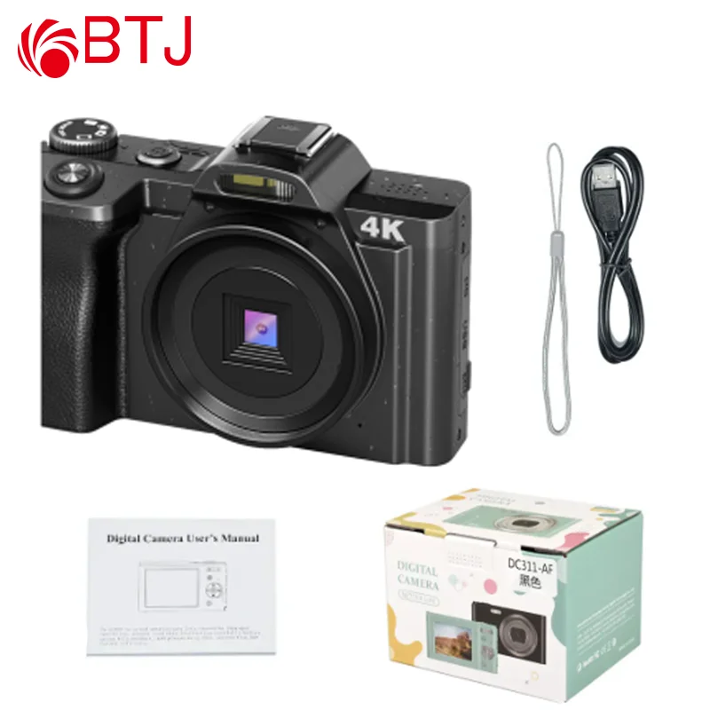 5K kids camera digital Macro 3.5 inches IPS Screen 48MP cameras for photography Vlog WIFI Webcam Video Recorder 16X Wide Angle