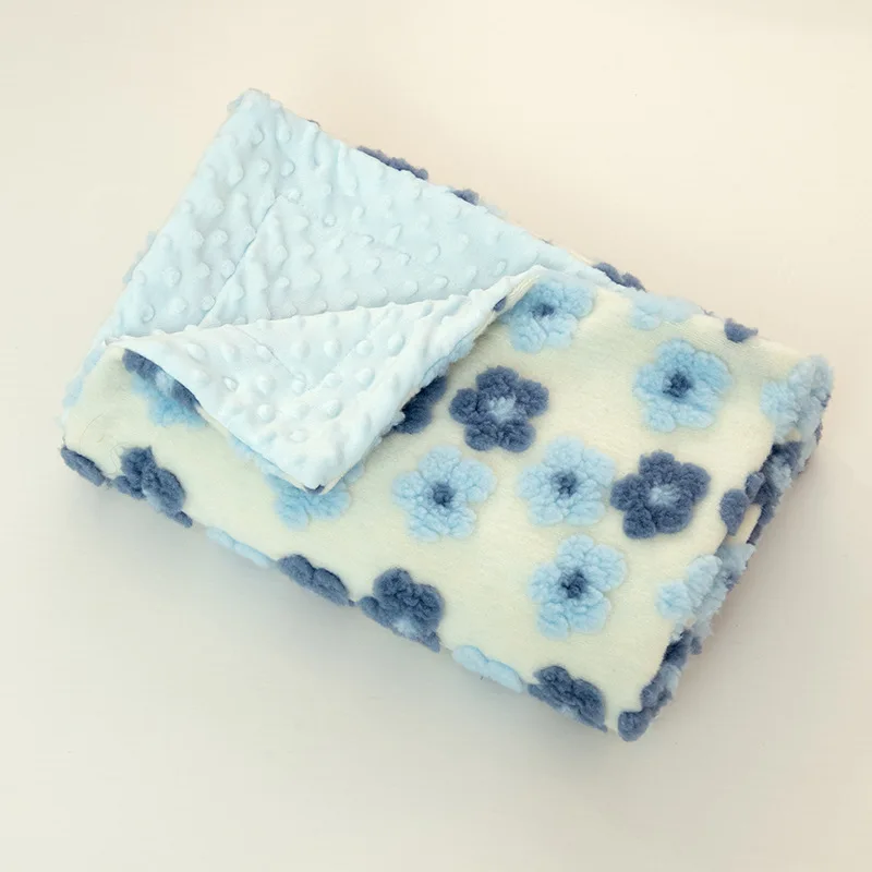 Jacquard Bean Down Blanket Super Soft Cozy Sofa Blanket Cover Bed Couch Sofa Cover Throw Blanket for All Seasons