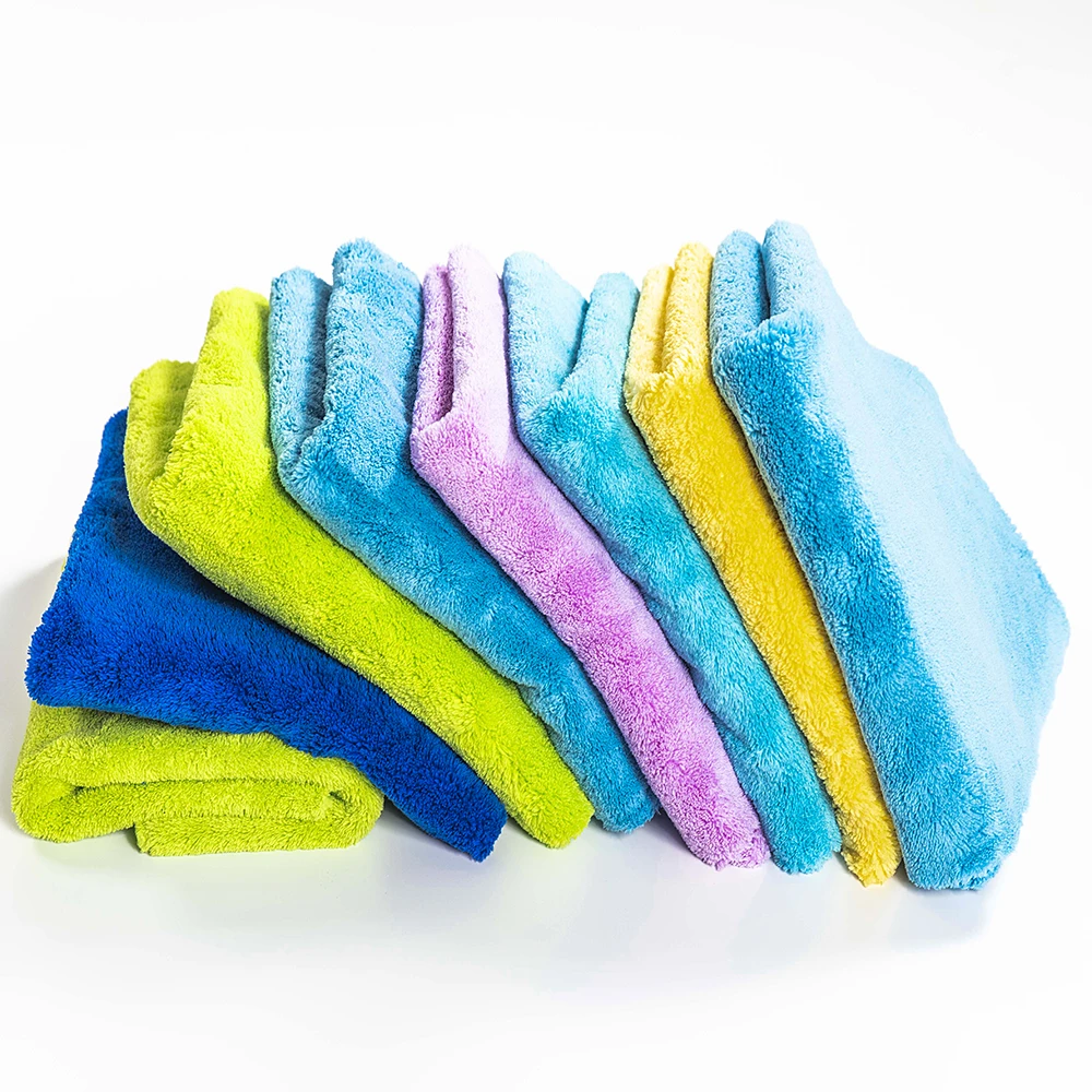 popular auto care plush 550gsm towel coral fleece microfiber towel for car drying