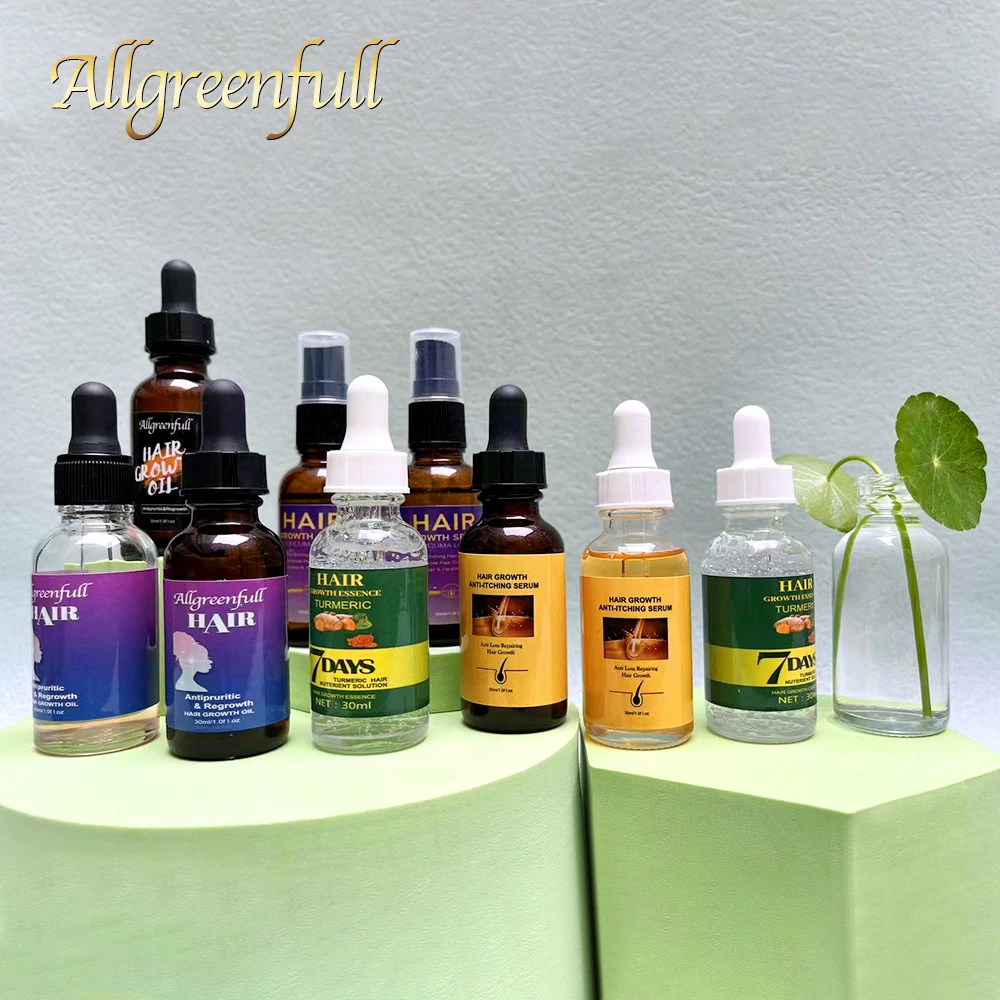 7 Days Turmeric Hair Growth Spray Fast Hair Growth Treatment Hair Growth