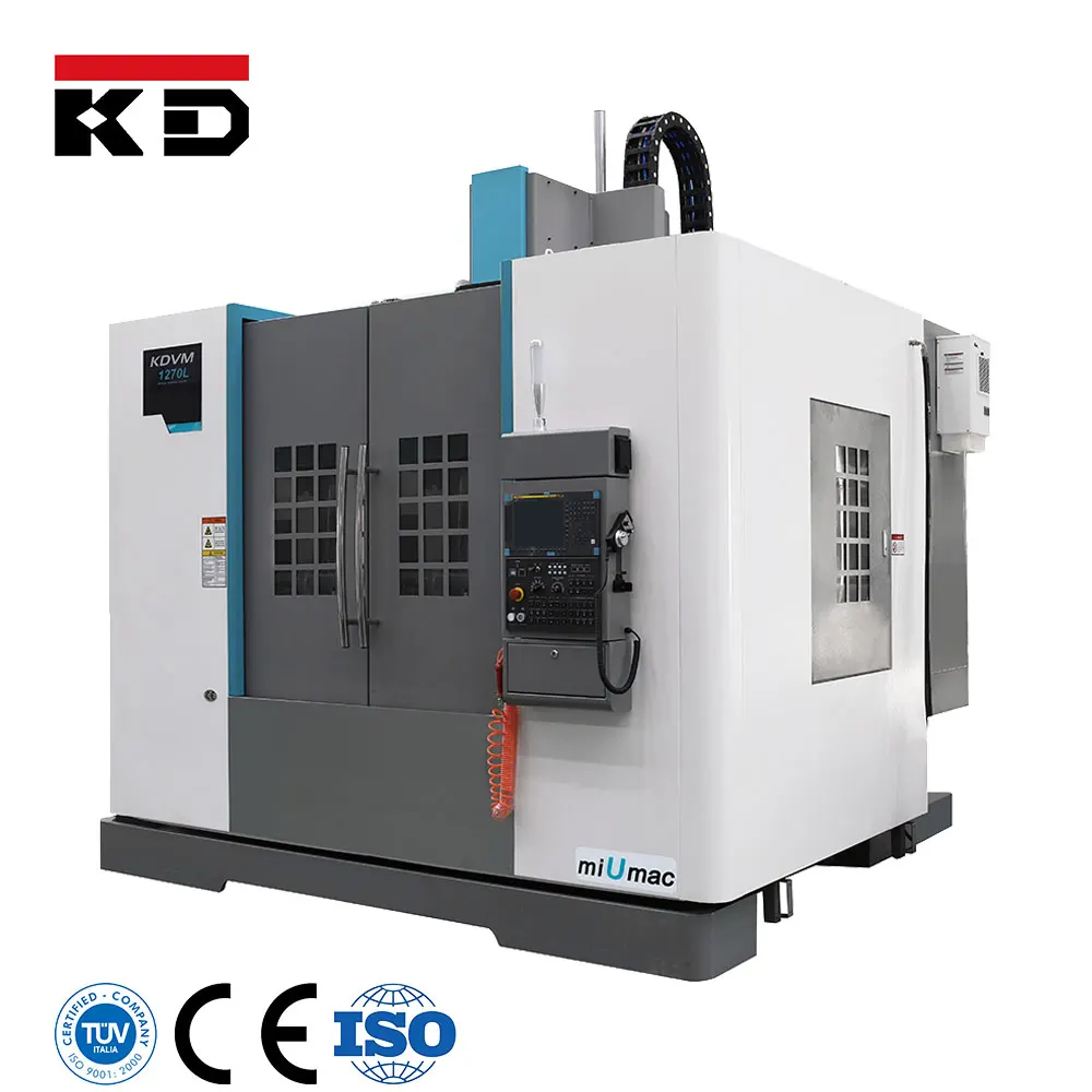 VMC1270 3-Axis High-Accuracy Automatic CNC Milling Machine Multifunctional GSK/Fanuc/Siemens Single New Condition BT40 Spindle
