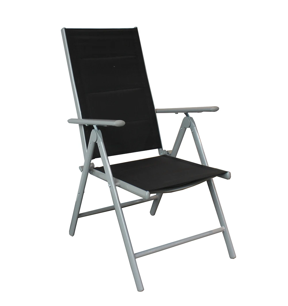 Алюминий. 7 регулировки положения легкий складной стул для сада