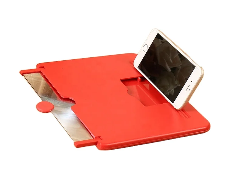 Portable Mobile Phone Curved HD Screen Amplifier 12inch HD Screen Bracket Magnifier Tools for iPhone Samsung Xiaomi Phone