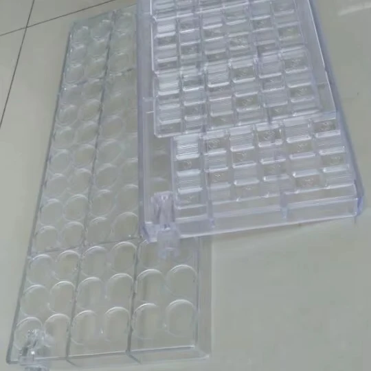PC molds for chocolate shell making machine/chocolate bar production line chocolate making machine