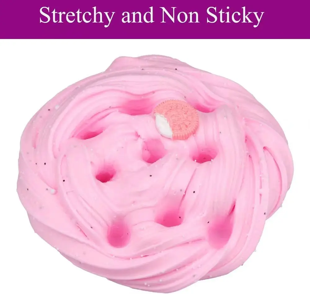 Флаффи-слайм 60 мл, игрушка из полимерной глины, добавка, мягкий легкий Пластилин для слайма, жвачка антистресс