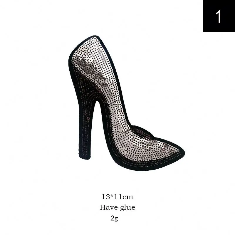 Hot sale High heels shoes CC Tassel slipper sneaker boots owl cat  Patch Decoration Applique for clothing