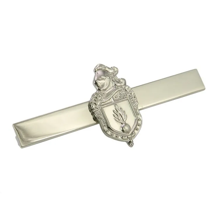 Women men custom metal brass jewelry tie clip tie bar