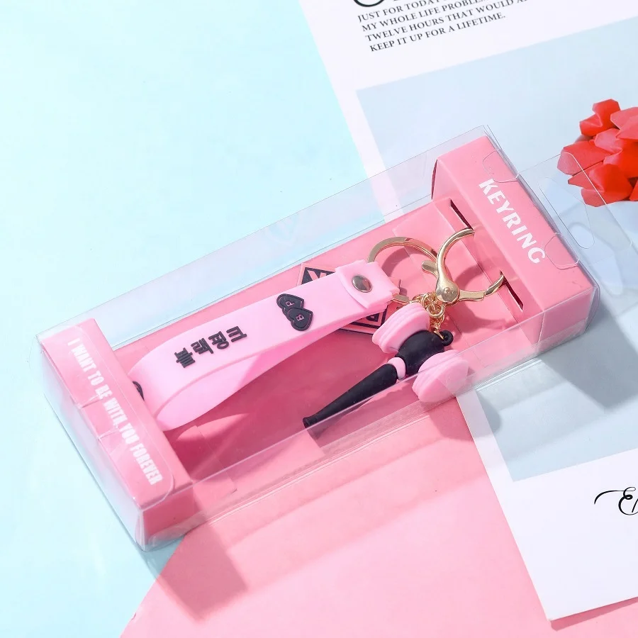 
2021 Kpop Keychain Blackpink Exo Got7 Nct Twice Map Of The Soul Album Light Stick Acrylic Key Ring 