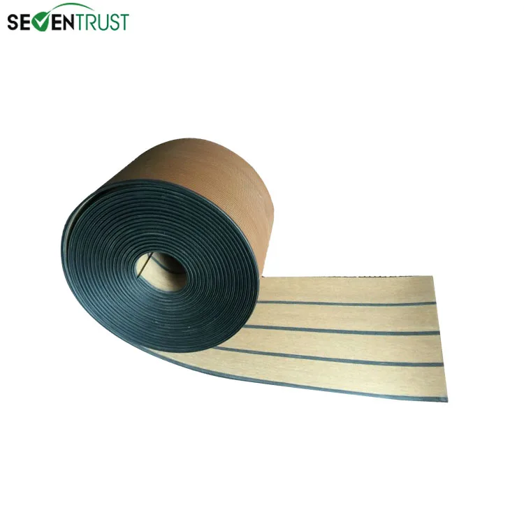 Synthetic Teak Decking Flooring for Marine Boat Yacht barge