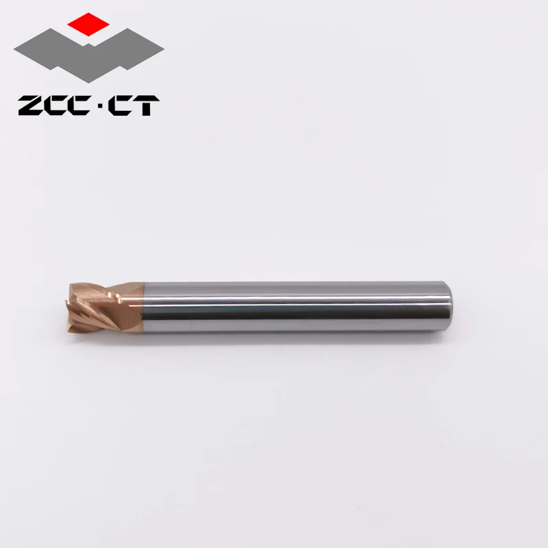 
ZCCCT 4-Flute R End Mills With Short Cutting Edge And High-rigidity Used For High Feed Rate And High Speed Cutting 