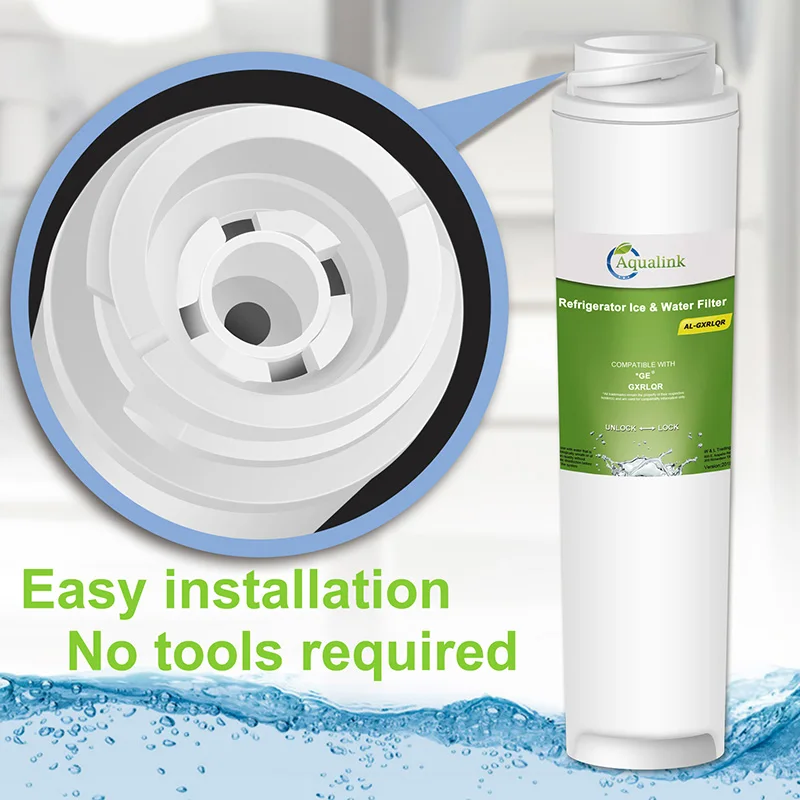 Water pre-filter nsf certified compatible for GXRLQR,SmartWater Twist and Lock In-Line GXRLQR refrigerator water filter home use