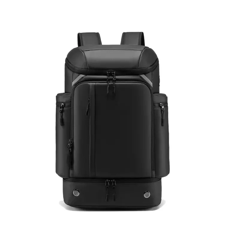 Custom Logo Outdoor Travel Backpack Waterproof Gym Sport Football Basketball Backpack Bag Men Bagpack Shoe Compartment backpack