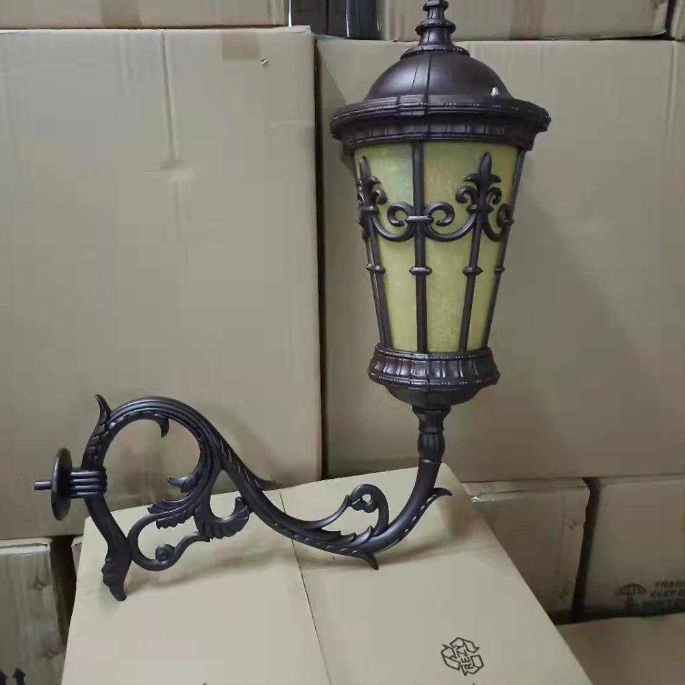 European style extended arm wall light Garden aisle LED E27 lighting Waterproof classic wall light