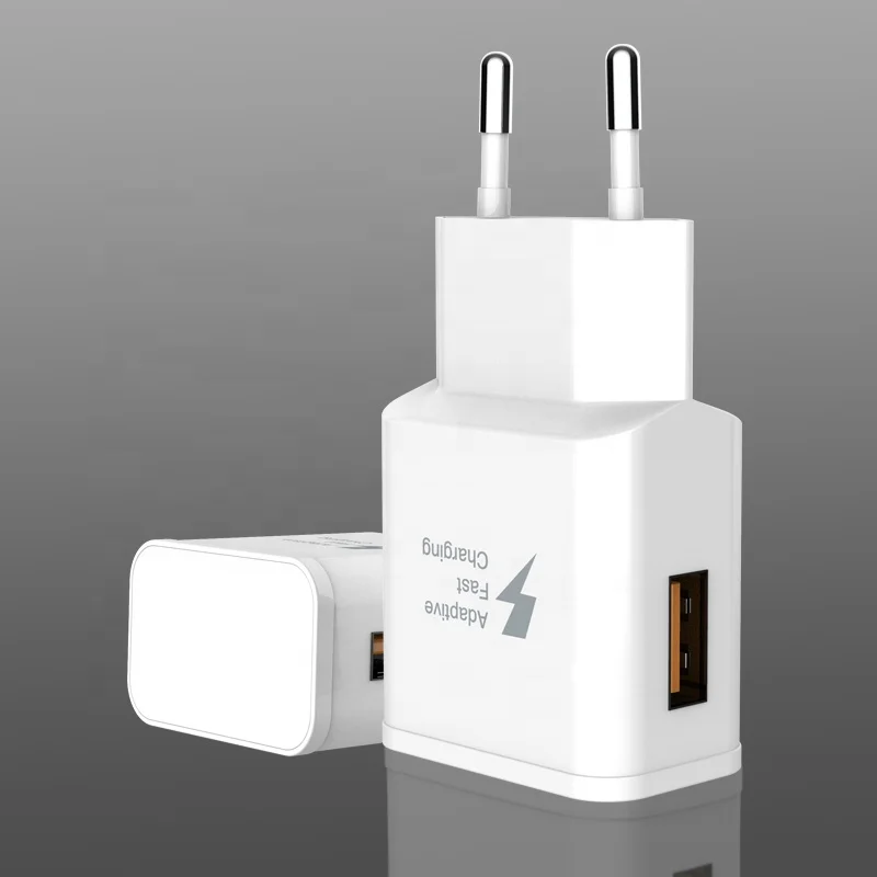 EU market qc 2.0 quick charger 12W 15W 18W mobile phone fast charger