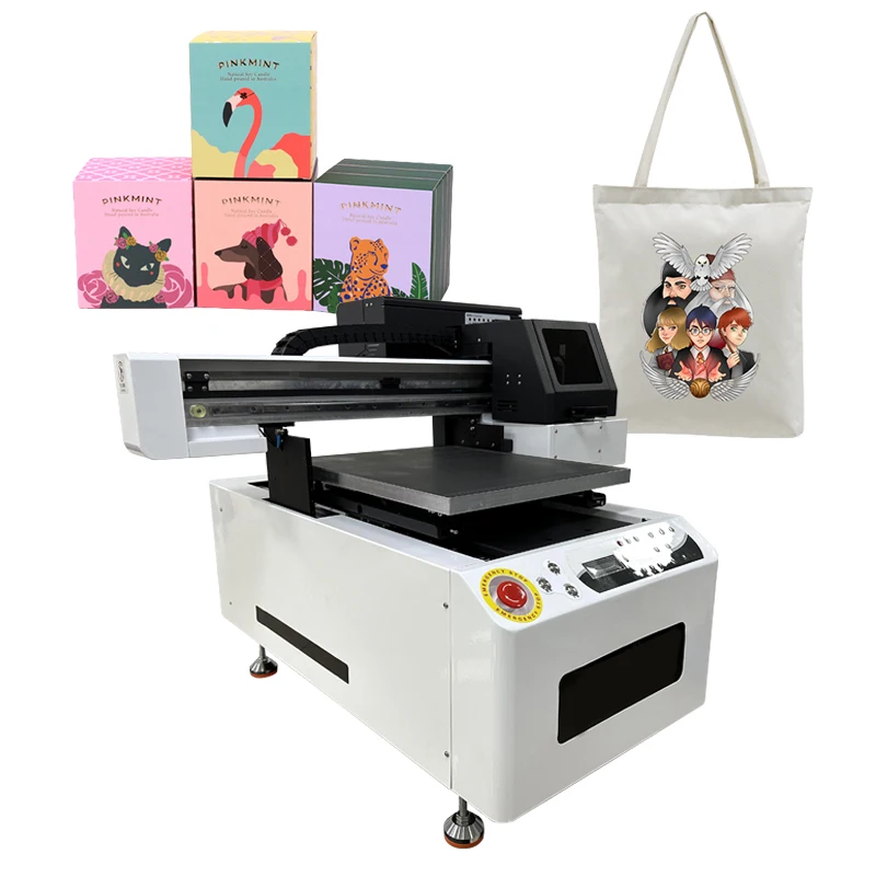 Manufacturer 4050 multifunction uv flatbed Printer with xp600 I1600 I3200 printhead for Glass Mug Bottle Phone Case printing