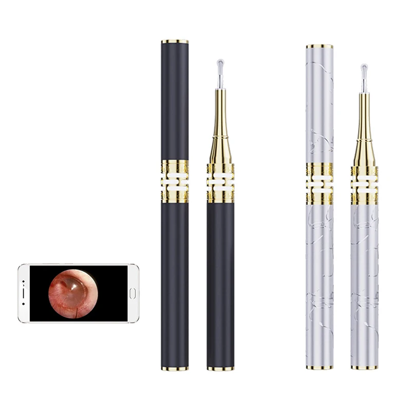 Визуальный чистящий эндоскоп для ушей, отоскоп для ушей с Wi-Fi, 3,9 мм, умный беспроводной Эндоскоп С 6 светодиодами, инструмент для чистки наушников для IOS и Android планшетов