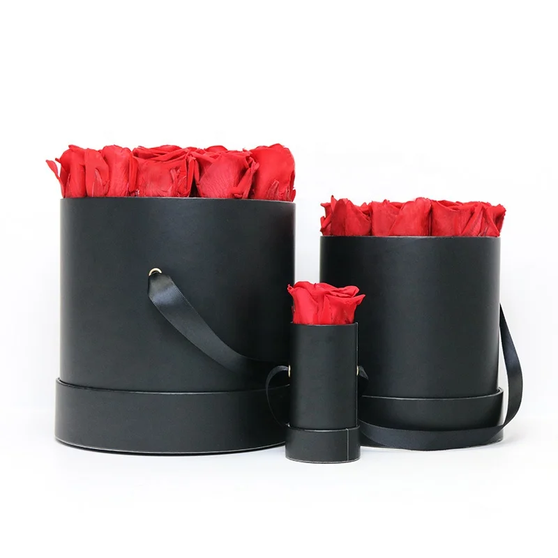 Wholesale Luxury Everlasting Stabilized Infinity Long Lasting Forever Eternal Roses Head Preserved Flower in Gift Box