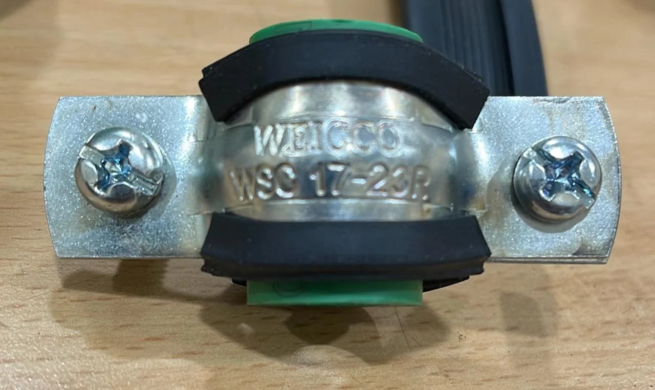 Galvanized Iron Holding Hoop Making Machine Staff Saved Pipe Clamp Automatic Punching Machine Line