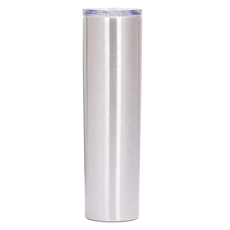 35oz Double Wall Stainless Steel with Lid Vacuum Insulated Big Capacity 2021 new products Silver Color Skinny Tumbler