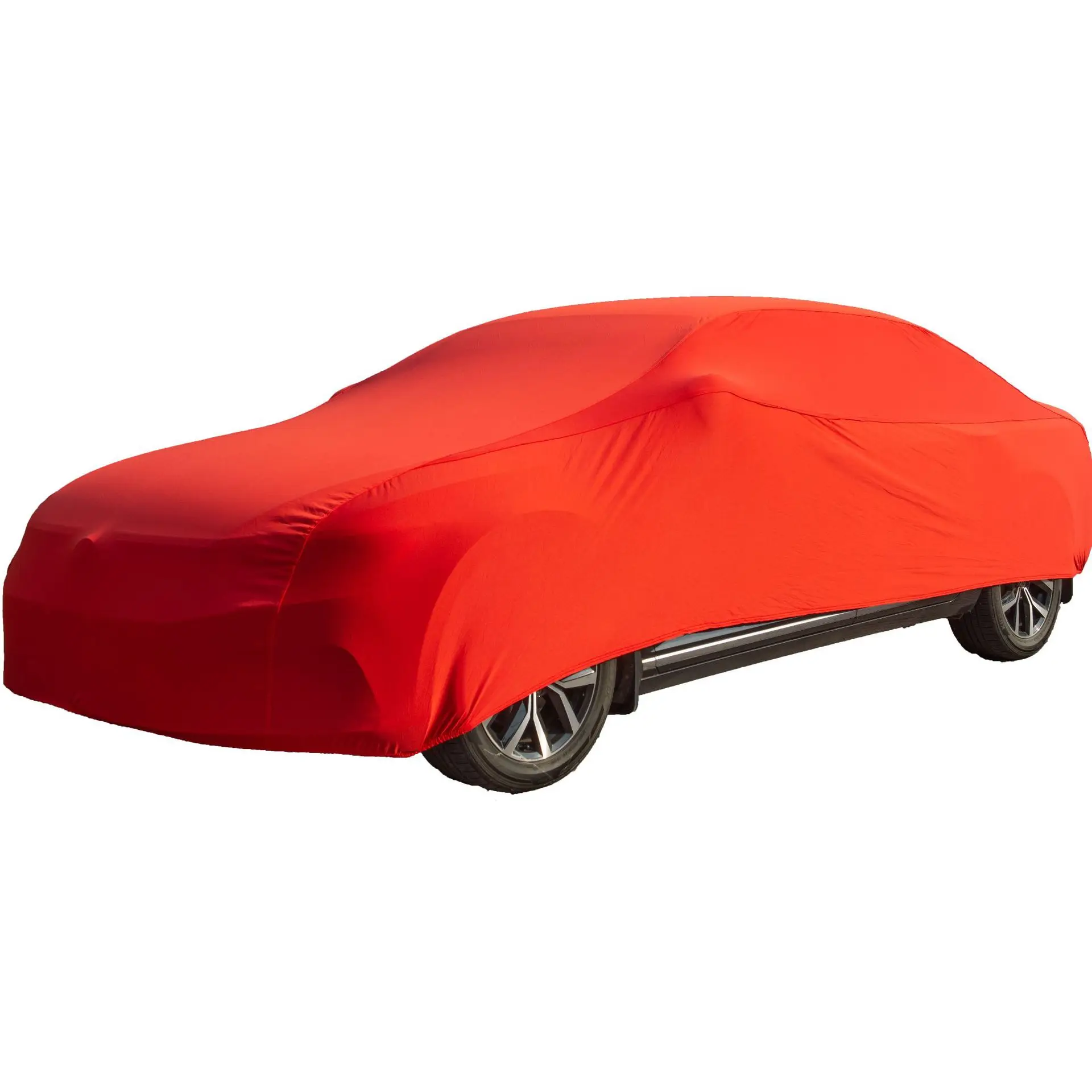 Высококачественный водонепроницаемый пыленепроницаемый черный растягивающийся чехол для автомобиля для дома и улицы с мягким прикосновением