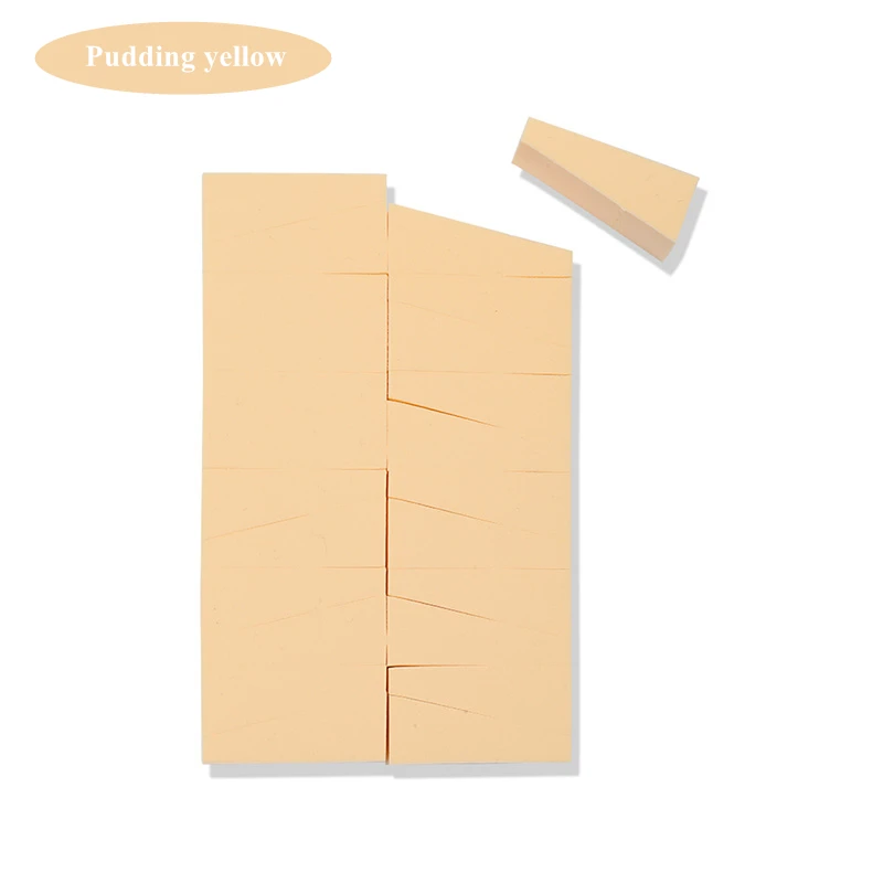 Latex-Free Facial Sponge Applicator Wedges Triangle Cosmetic Powder Puff Disposable Makeup Sponge for Foundation BB Cream