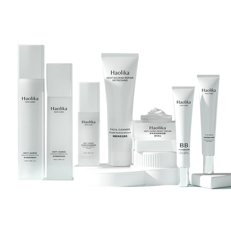 Wholesale OEM Astaxanthin Skin Care Set Beauty Water Lock Professional  Skincare System Facial Care Kit