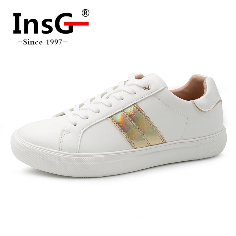 Кроссовки женские с низким вырезом, повседневная обувь на плоской подошве, белые, 0407