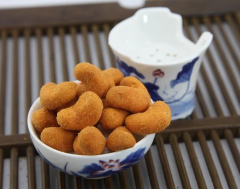 Healthy Food Hot Sale in Bulk Packing Snacks Wholesale BBQ Falvor Cashew