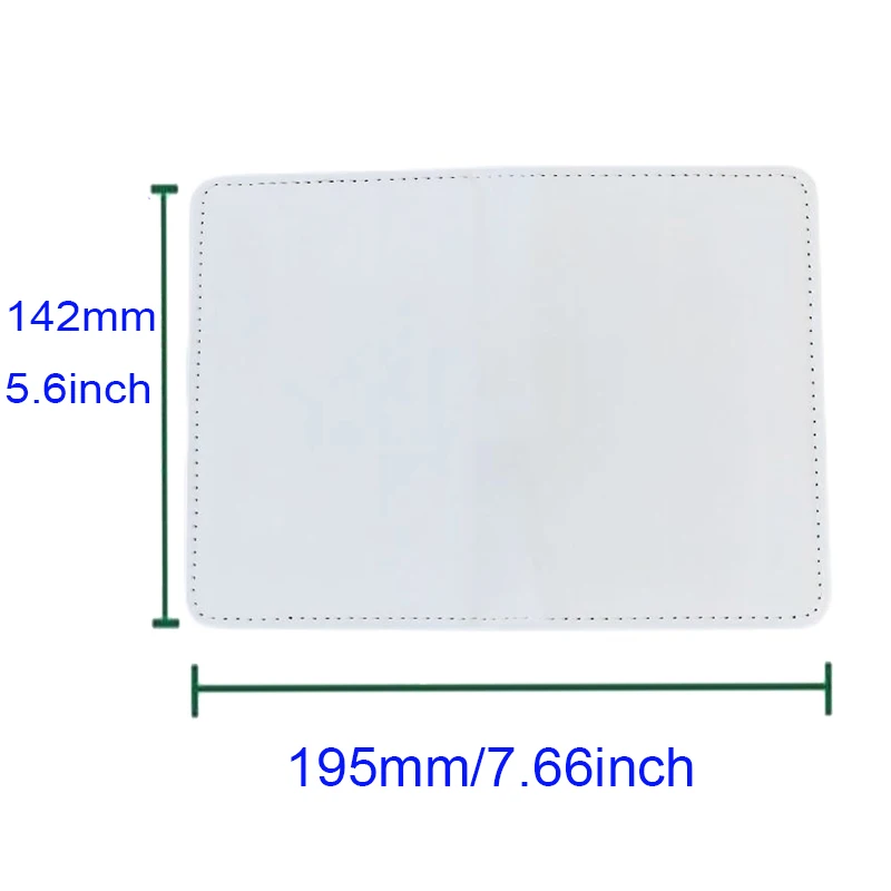 Qualisub New Arrival Sublimation blank Multiple function PU leather Passport case Cover Credit Card covers blanks