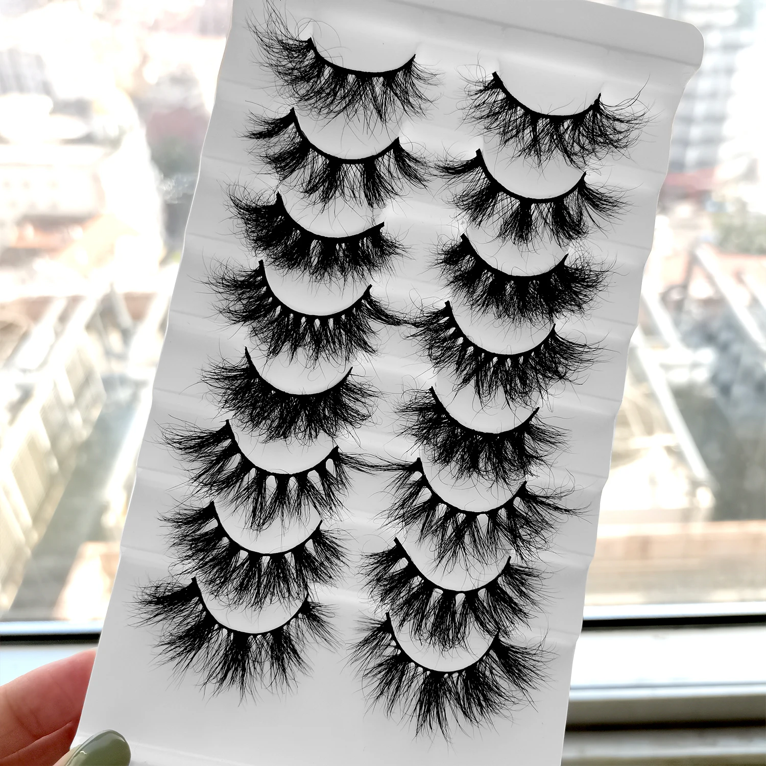 25 мм ресницы оптом частная этикетка под заказ упаковка для ресниц норковые ресницы 5d оптовый поставщик 8 пар ресниц