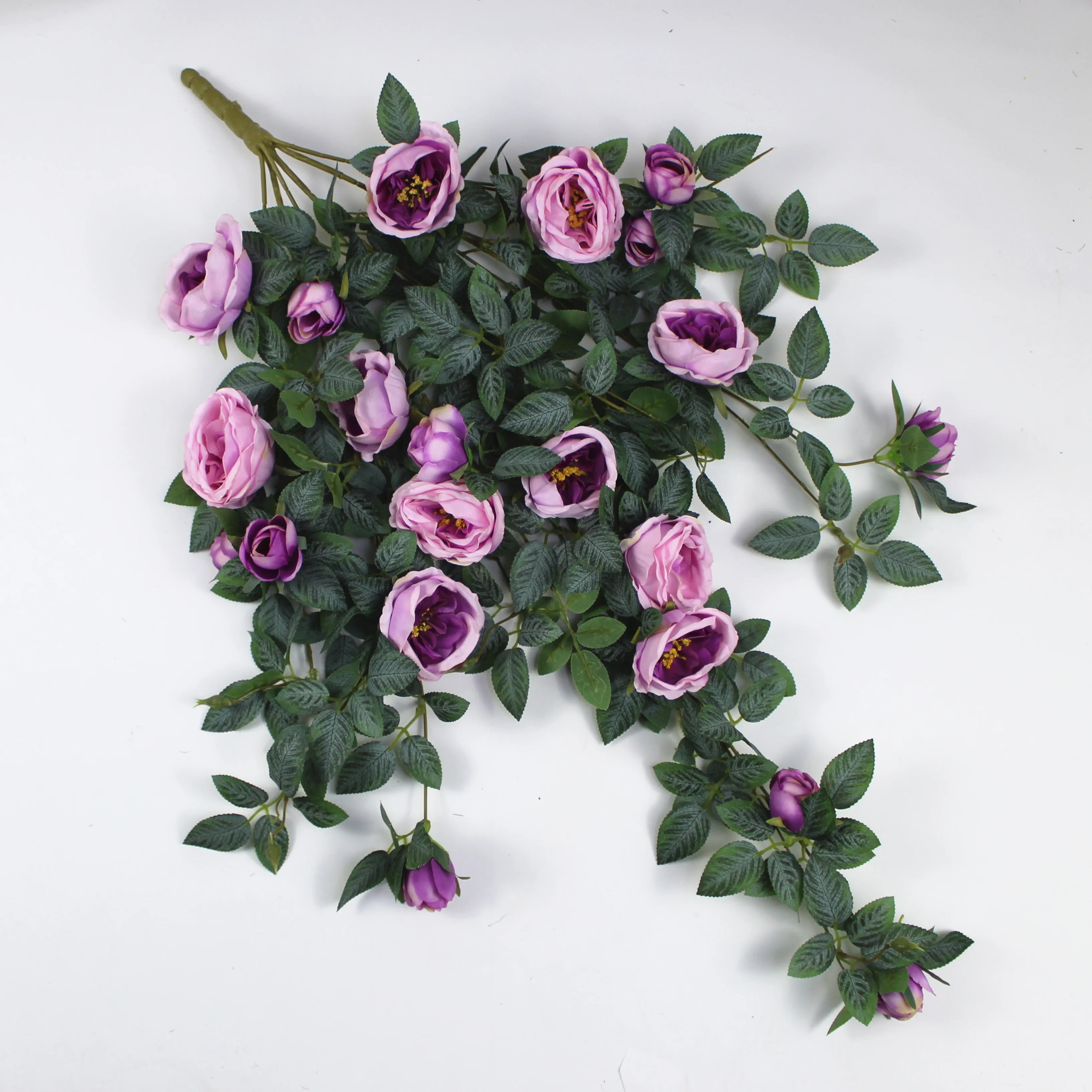 Promotion Price Cheap Wholesale Artificial Flower rose vine hanging