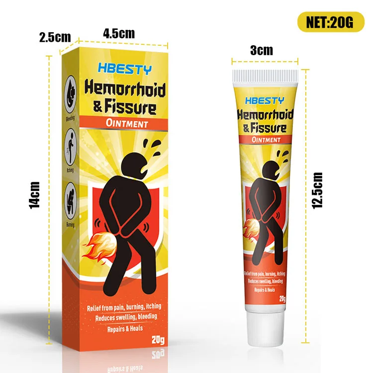 New Arrival Health Care Cream Bleeding Hemorrhoids Burning Pain Of Anus Treatment Relief Pain Hemorrhoids Ointment