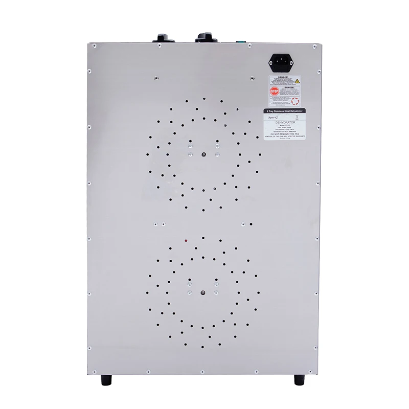 16 Trays Trays Food Dehydrator Snacks Dehydration Dryer Fruit Vegetable Herb Meat Drying Machine Stainless Steel