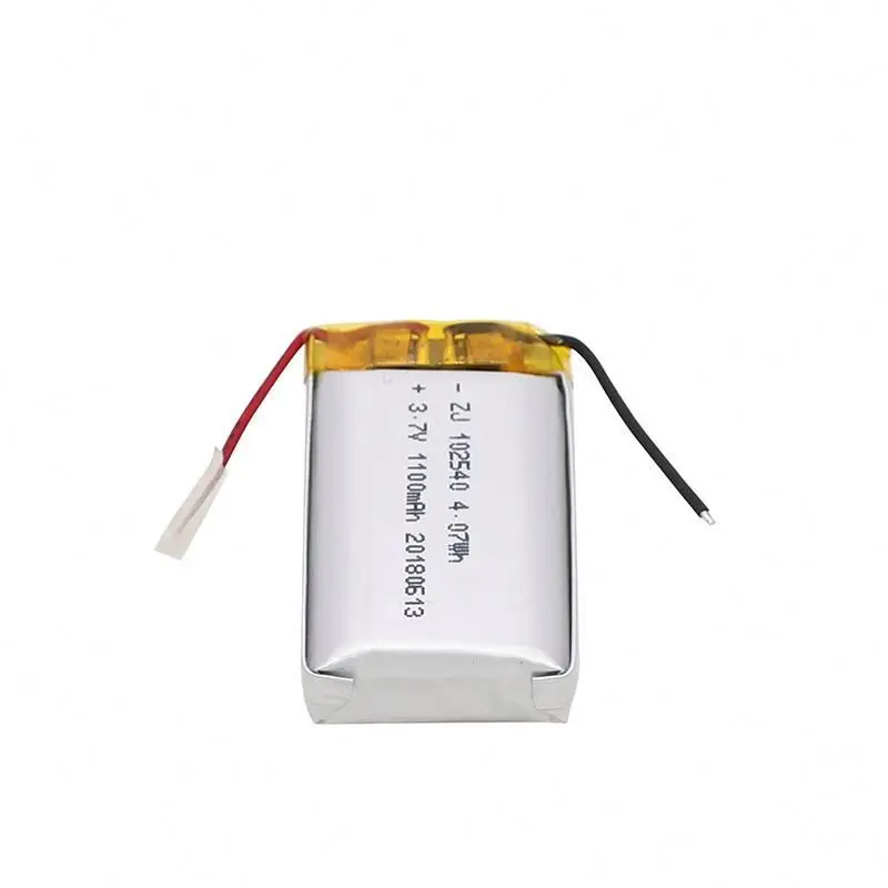 102540 Lithium Polymer Li-po Li-polymer Digital Battery 1100 Mah Rechargeable Lipo 3.7V 4.07wh ROHS Battery Cell+pcm+wire 18g