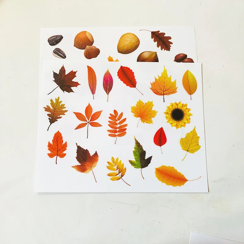 Elk snowman electrostatic stickers DIY Decorations Window Clings Custom Double Sides Decal Static Transparent Stickers