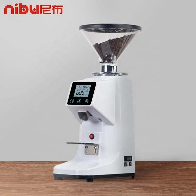 NIBU Professional Coffee Grinding Machine Espresso Coffee Bean Grinder Burr 220V Coffee Grinder