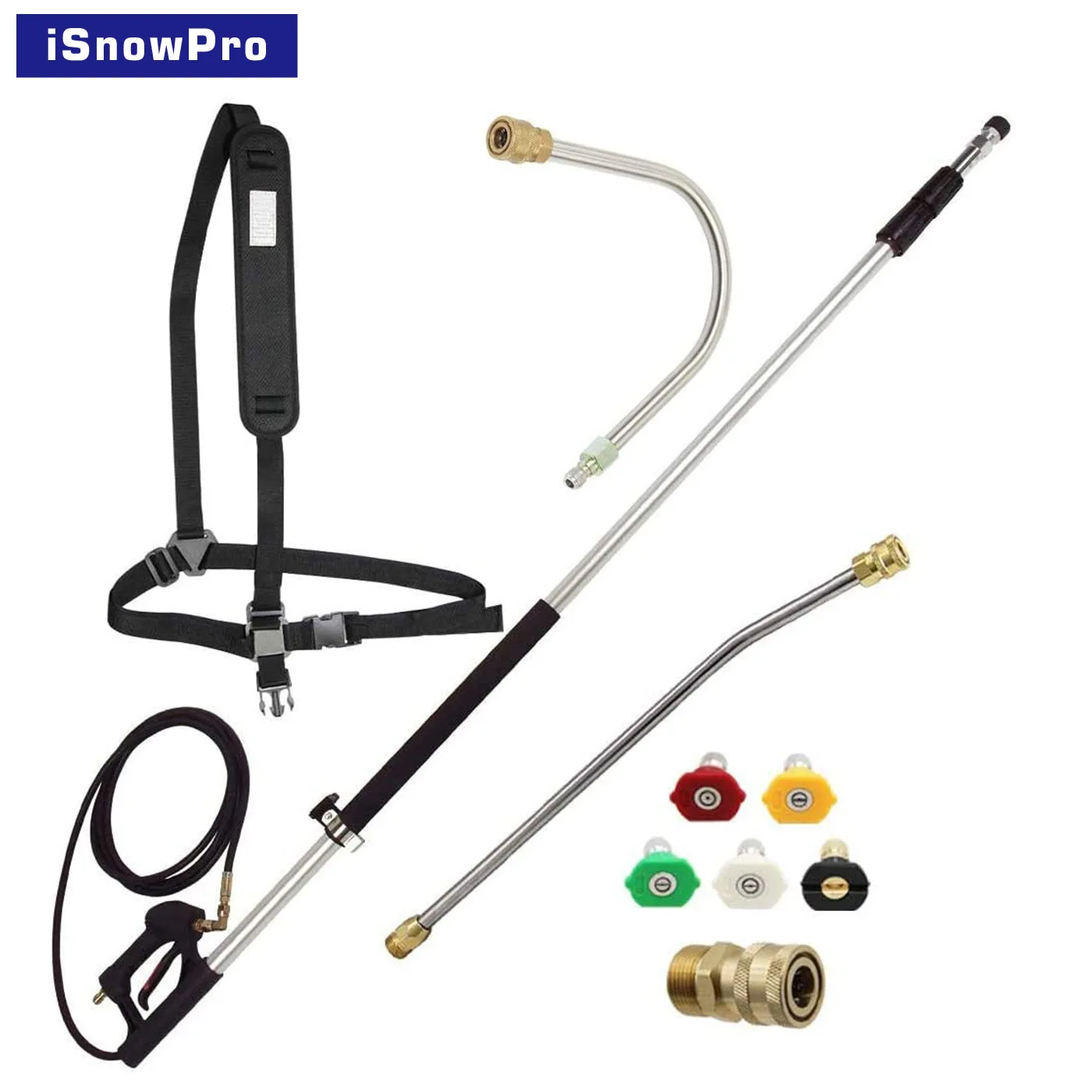 Extendable Hose Pressure Hydro Jet Washer Wand with Auto Watering Sprayer Nozzle for Garden Car wash