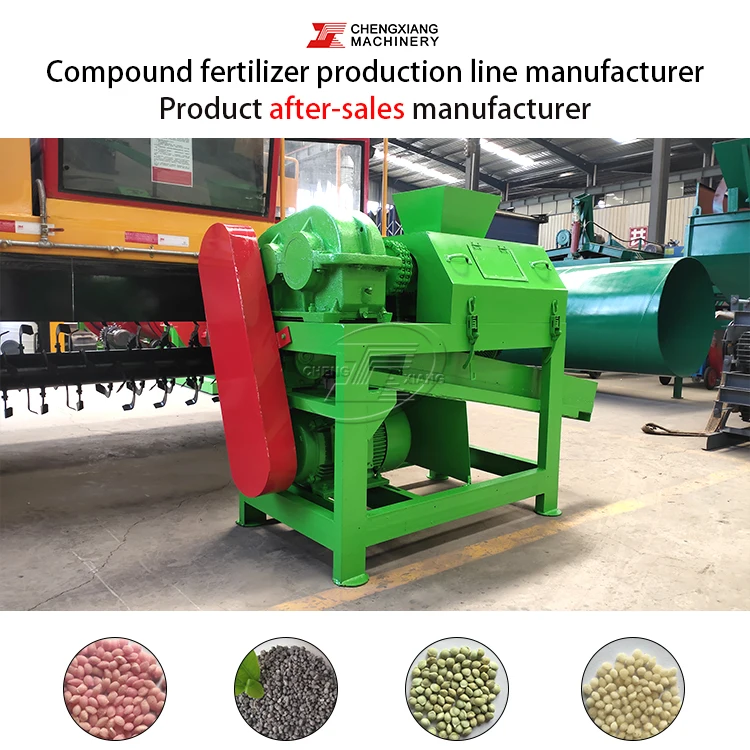 NPK Fertilizer Double Roller Press Granulator Machine Compound Fertilizer Granulating Machine