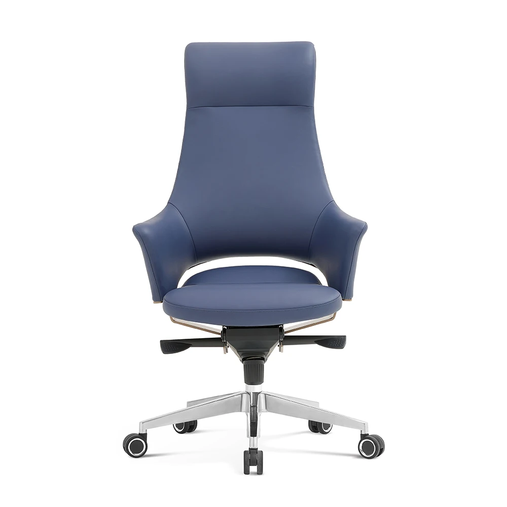 office desk and chair set Modern sillas de oficina Ergonomic High Back Swivel Adjustable Leather Office Chair office furniture