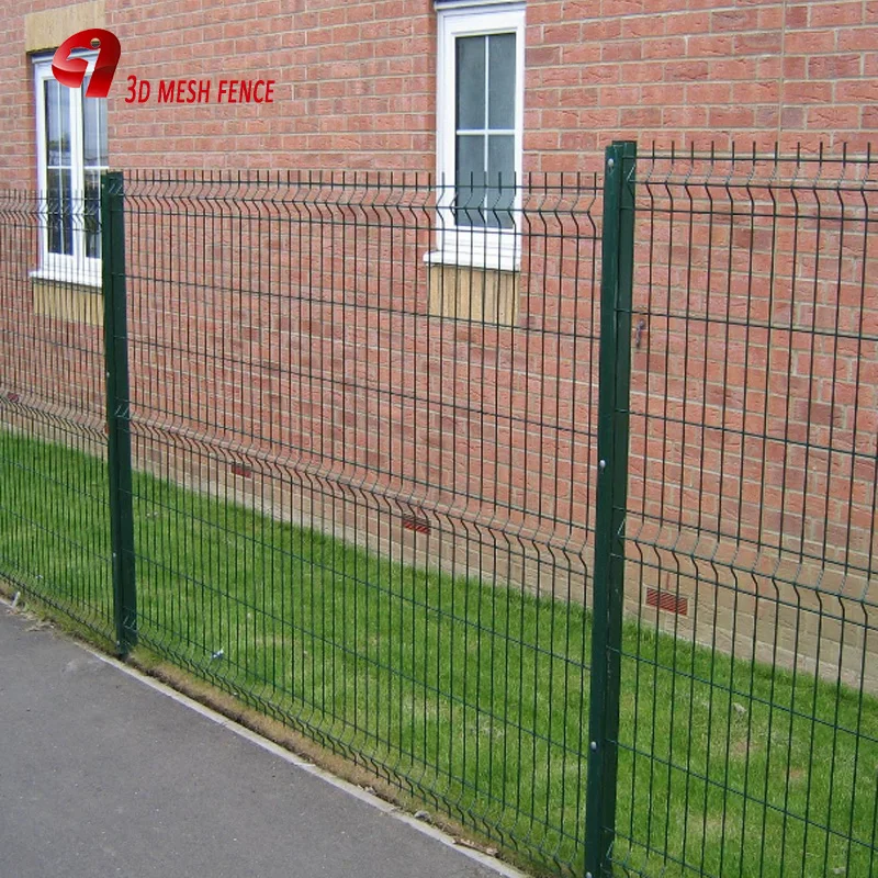 3d curved welded wire mesh fence panel for garden curved fencing timbe 3d panel fence machine